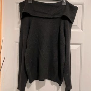 3/$30 - H&M off the shoulder black sweater.